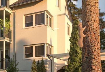 3D Mehrfamilenhaus Visualisierung 2018