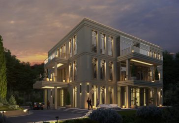 Architekturvisualisierung Hotelneubau 2019