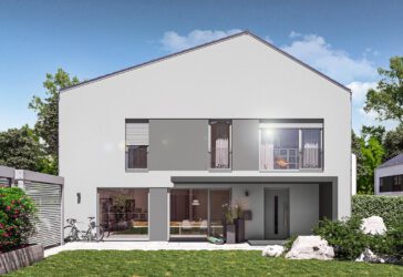 Strasskirchen DHH 1 Gartenansicht 2022