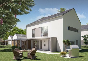 Strasskirchen EFH 1 Gartenansicht 2022